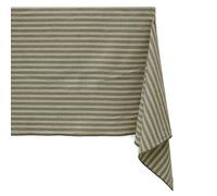 Nappe rectangulaire 160x250 cm 100% coton LILI vert kaki