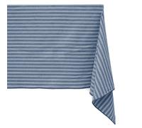 Nappe rectangulaire 160x300 cm 100% coton LILI bleu marine