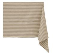 Nappe rectangulaire 160x300 cm 100% coton LILI marron camel
