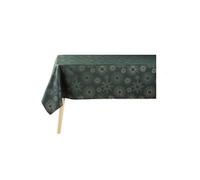 - Nappe rectangulaire antitache et infroissable imprimé Feux d'artifice - L. 150 x l. 300 cm - Vert et or - Douceur d'intérieur