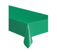 Nappe rectangulaire en plastique vert émeraude 137 x 274 cm - Vert