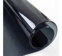 Nappe Rectangulaire,Film de Table,Protège Table PVC Protection Table Film de Protection de Table,Antidérapant et Anti-Chaud,Tapis de Table pour Table Basse,Cuisine,Noir (80x160cm,Transparent)