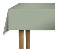 Nappe rectangulaire imperméable toile cirée 140x180cm vert sauge PVC table cuisine décoration