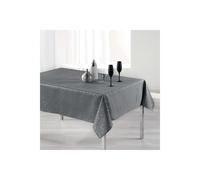 Nappe Rectangulaire Imprimée Shantung 150x200cm Gris