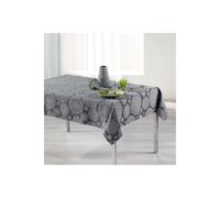 Nappe Rectangulaire Rose des Vents 140x250cm Anthracite