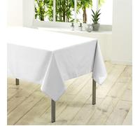Nappe rectangulaire unie en 300 cm ESSENTIEL blanc
