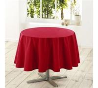 NAPPE RONDE (0) 180 CM POLYESTER UNI ESSENTIEL ROUGE