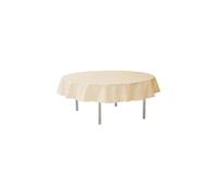 Nappe ronde - 10 - Intissé Couleur - Ivoire - Jetable - Pour mariage