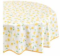 Nappe ronde 160 cm antitaches BLOOM BLOOM jaune