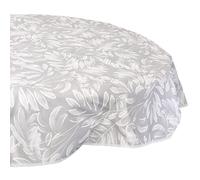 Nappe ronde 160 cm antitaches VERDURE gris