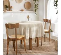Nappe ronde 180 cm - Double gaze de coton - Gaïa Pampa