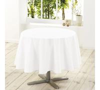 Nappe Ronde Antitache Essentiel 180cm Blanc