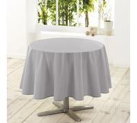 Nappe Ronde Antitache Essentiel 180cm Gris