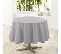 Nappe Ronde Antitache "Essentiel" 180cm Gris