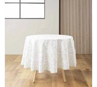 Douceur d'Intérieur Nappe ronde Leya Polyester imprimé métallisé Ø 180 cm