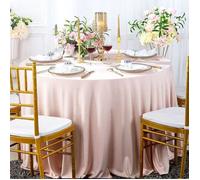 Nappe ronde Blush Tissu 300cm
