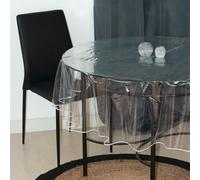 Nappe Ronde D.140 Cm Cristal Transparent