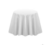Nappe ronde en intissé blanche 2.40 m - Blanc