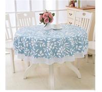 Nappe ronde en plastique imperméable et réutilisable, idéale pour les pique-niques en intérieur et en extérieur, diamètre 220cm