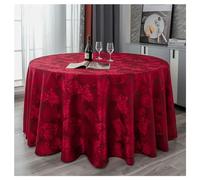 Nappe ronde en polyester pour mariage, fête, banquet, intérieur et extérieur, salle à manger, cuisine, jardin, hôtel, lavable et durable, 0,6 m