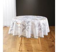 douceur d'intérieur, Nappe Ronde (Diamètre 180 cm) Miraline, Polyester Imprimé