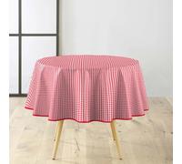 Nappe Ronde Mini Vichy 160cm Rouge