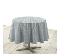Nappe Ronde Mini Vichy 160cm Vert Sauge
