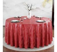 Nappe Ronde Toile Cirée Impermeable,Nappe De Table PVC,Nappe Imprimé Anti-Taches,Nappe Moderne Pour Décoration De Table De Cuisine, Mariage, Terrasse, Dressage De Table De Café H,Diameter 260 cm