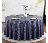 Nappe Ronde Toile Cirée Impermeable,Nappe De Table PVC,Nappe Imprimé Anti-Taches,Nappe Moderne Pour Décoration De Table De Cuisine, Mariage, Terrasse, Dressage De Table De Café O,Diameter 240 cm