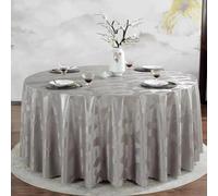 Nappe Ronde Toile Cirée Impermeable,Nappe De Table PVC,Nappe Imprimé Anti-Taches,Nappe Moderne Pour Décoration De Table De Cuisine, Mariage, Terrasse, Dressage De Table De Café I,Diameter 260 cm