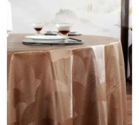 Nappe Ronde Toile Cirée Impermeable,Nappe De Table PVC,Nappe Imprimé Anti-Taches,Nappe Moderne Pour Décoration De Table De Cuisine, Mariage, Terrasse, Dressage De Table De Café D,Diameter 260 cm