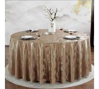 Nappe Ronde Toile Cirée Impermeable,Nappe De Table PVC,Nappe Imprimé Anti-Taches,Nappe Moderne Pour Décoration De Table De Cuisine, Mariage, Terrasse, Dressage De Table De Café R,Diameter 260 cm