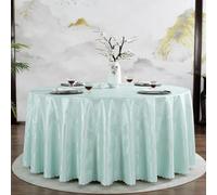 Nappe Ronde Toile Cirée Impermeable,Nappe De Table PVC,Nappe Imprimé Anti-Taches,Nappe Moderne Pour Décoration De Table De Cuisine, Mariage, Terrasse, Dressage De Table De Café U,Diameter 260 cm