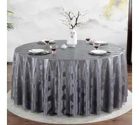 Nappe Ronde Toile Cirée Impermeable,Nappe De Table PVC,Nappe Imprimé Anti-Taches,Nappe Moderne Pour Décoration De Table De Cuisine, Mariage, Terrasse, Dressage De Table De Café P,Diameter 260 cm
