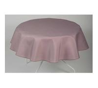 Nappe Ronde - Unie - Taupe - Ø 160 cm - 100% Polyester - Anti taches
