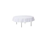 Nappe - SANTEX - Unie - Ronde Ø 2,40 m - Blanche - Intissé opaque usage unique