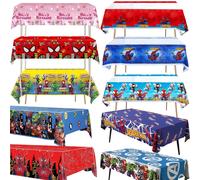 Nappe Spiderman, fournitures de fête, couverture de Table Spidey et ses incroyables amis, décor de réception-cadeau pour bébé, cadeaux d'anniversaire pour enfants Style 10