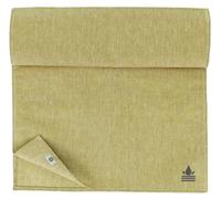 Nappe Tafelloper 100% lin, enduite, 47x230 cm, beige, résistante à l'eau