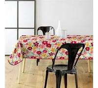 Douceur d'Intérieur, Nappe Rectangle (140 x 240 cm) Milly Rouge, PVC Imprimé