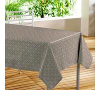 Nappe Toile Cirée Moderna 140x240cm Taupe