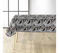 Douceur d'Intérieur – Nappe toile cirée Oralia 140 x 240 cm Gris