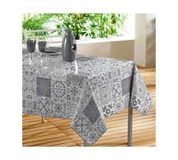 Nappe Toile Cirée Persane 140x240cm Gris