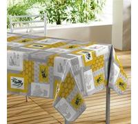 Nappe Toile Cirée Déco Graziella 140x300cm Jaune