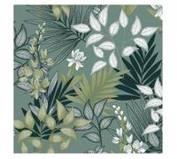 Nappe Toile cirée Ronde 140 cm - Paloma Vert - Imperméable et Antitache - Nappe roulée et sans plis