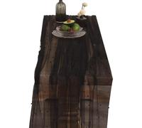 Nappe transparente délicate avec embellissements-140*220cm Noir