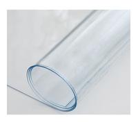 Nappe Transparente épaisse 0,80 mm d'épaisseur - Rectangle 140 x 300 cm - Film robuste protection PVC transparent (sans plis)