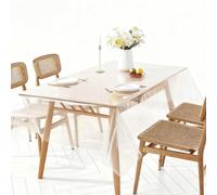 Nappe Transparente Rectangulaire 140 x 200 cm, Nappe Transparente Fine