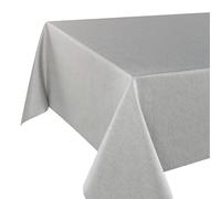 Nappe Wien Home, moderne linge de table pour set de brasserie, avec protection anti-tache, gris, 110 x 260 cm