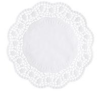 Napperon, rond, diamètre: 300 mm, blanc