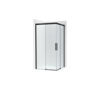 Naray l2 paroi avec poignée 1200x2000mm noir mat - ROCA AM2834B07D0016NMN
